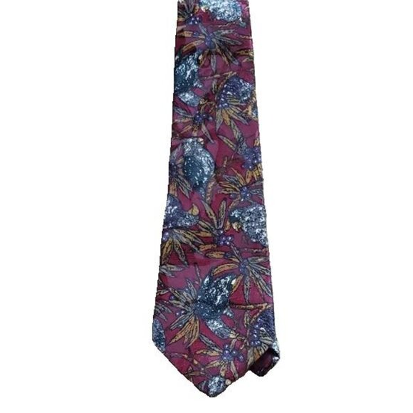 Don Loper Men's Floral Patterned Tie - Picture 1 of 9